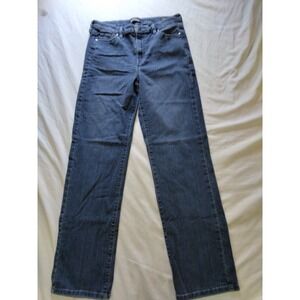 Buffalo David Bitton Alyssa High Rise Straight Leg Jeans Dark Wash 6/28 Indigo